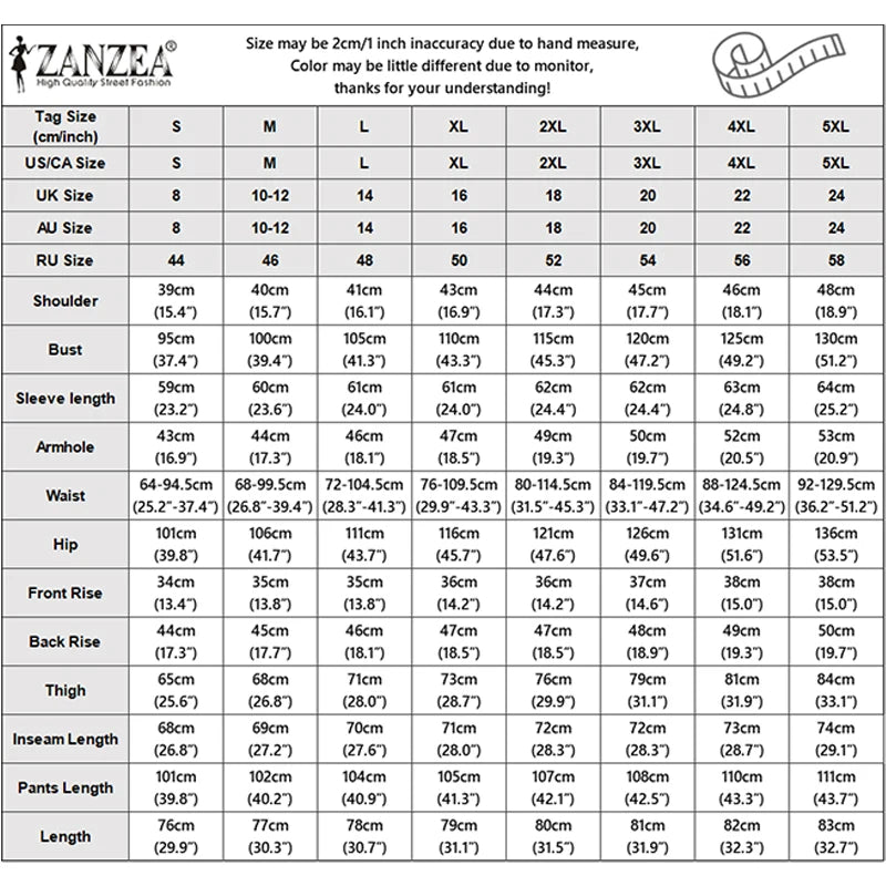 Conjunto de Pantalón y Blusa de Moda Modesta para Mujer Musulmana, Pantalón de Pierna Ancha y Blusa de Manga Larga con Dobladillo Plisado, 2 Piezas, ZANZEA, Atuendos Islámicos